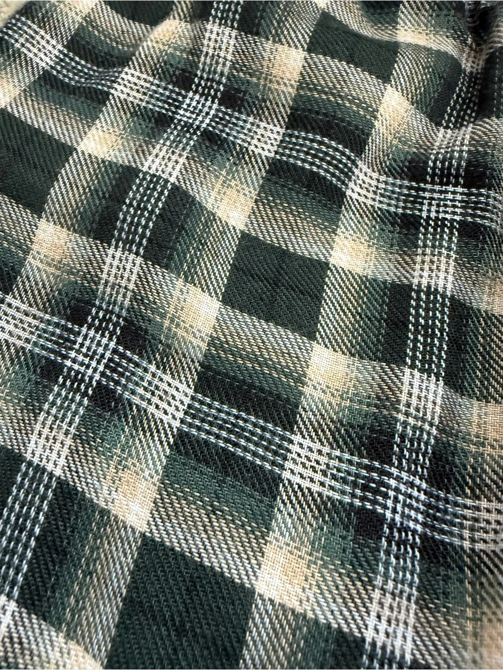 Kids pajama pants  - green & White